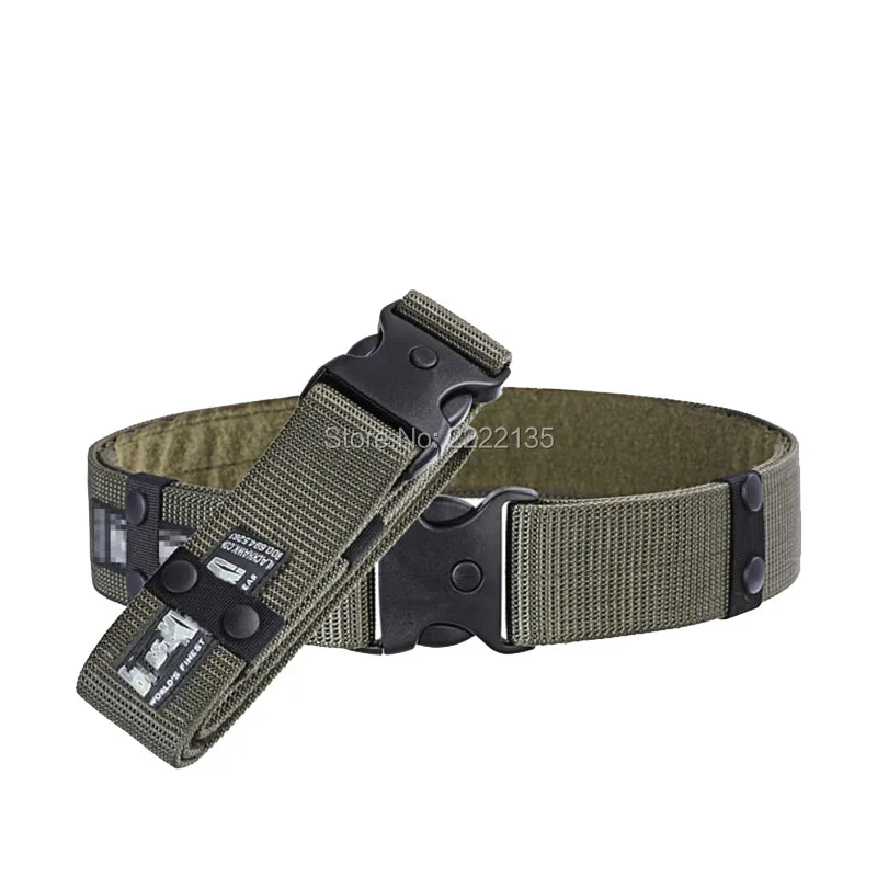 Tactical Adjustable Survival Belt Men Heavy Duty Combat Waistband Army