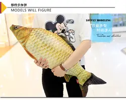 1 шт. 40 см Карп кукла сна подушки плюшевые игрушки моделирования рыбы подарки для детей