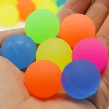 20pcs set Bouncing Ball Colored Rubber Kids Sport Games Elastic Juggling Balls Luminous Children Toy Outdoor