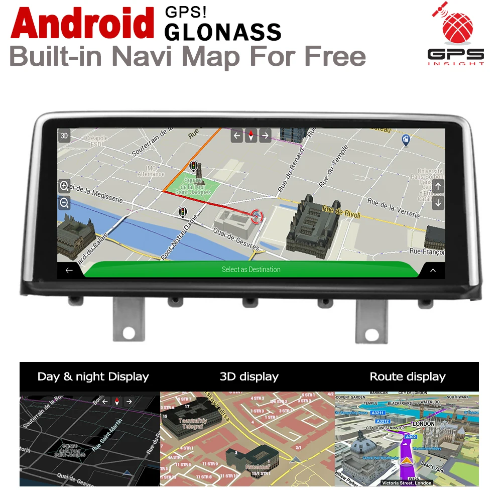 Top IPS Android 7.0 up car multimedia player gps navigation for BMW M4 F82 F83 2013~2017 NBT Noriginal style screen  2GB+32GB WiFi 4