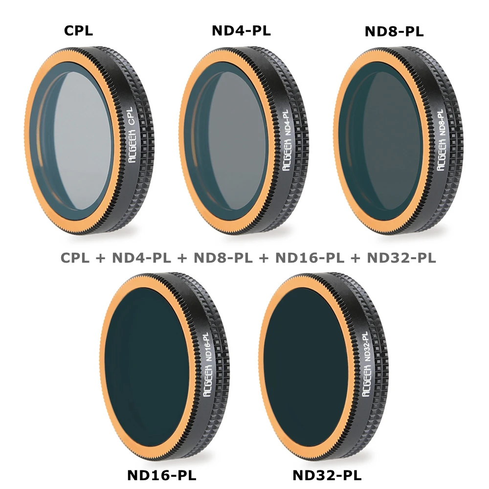 

DJI Mavic 2 Zoom ND CPL Filter Kit ND4 ND8 ND16 ND32 HD ND-PL Drone Camera Lens Filters Accessories