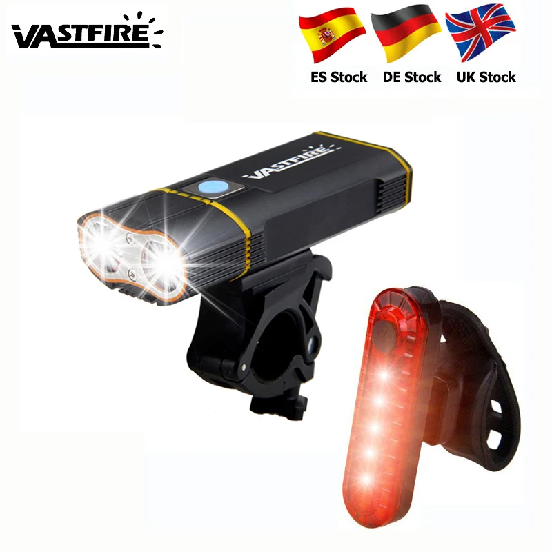 Sale 6000LM Rechargeable Handlebar Bike Light 2X XM-L2 LED Front Bicycle Headlight with Built-in 6000 mAh Battery +Mount +Taillight 0 Sale 6000LM Rechargeable Handlebar Bike Light 2X XM-L2 LED Front Bicycle Headlight with Built-in 6000 mAh Battery +Mount +Taillight 0