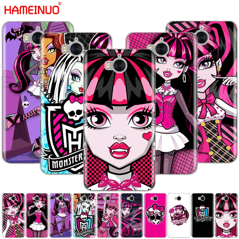 

HAMEINUO Monsters High cell phone Cover Case for huawei honor 3C 4X 4C 5C 5X 6 7 Y3 Y6 Y5 2 II Y560 2017