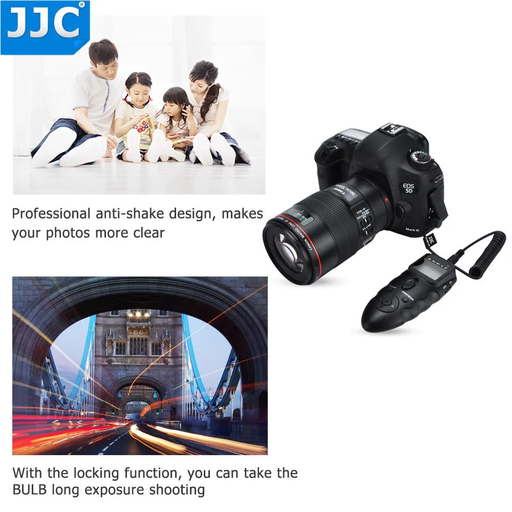 JJC камера 2 4 ГГц 56 каналов DSLR RF беспроводной таймер дистанционного управления для
