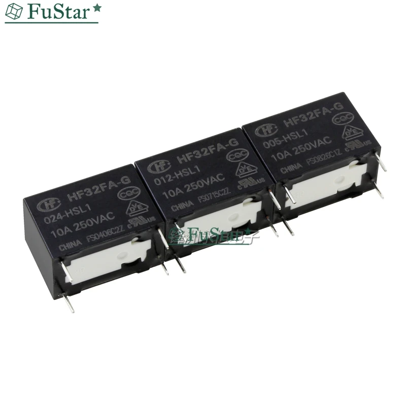 5 шт. Φ 05V 12V 24V DIP4 нормально открытое 10A реле HF32FA-G-012-HSL1 HSL1 005-HSL1 024-HSL1 012-HSL1 |