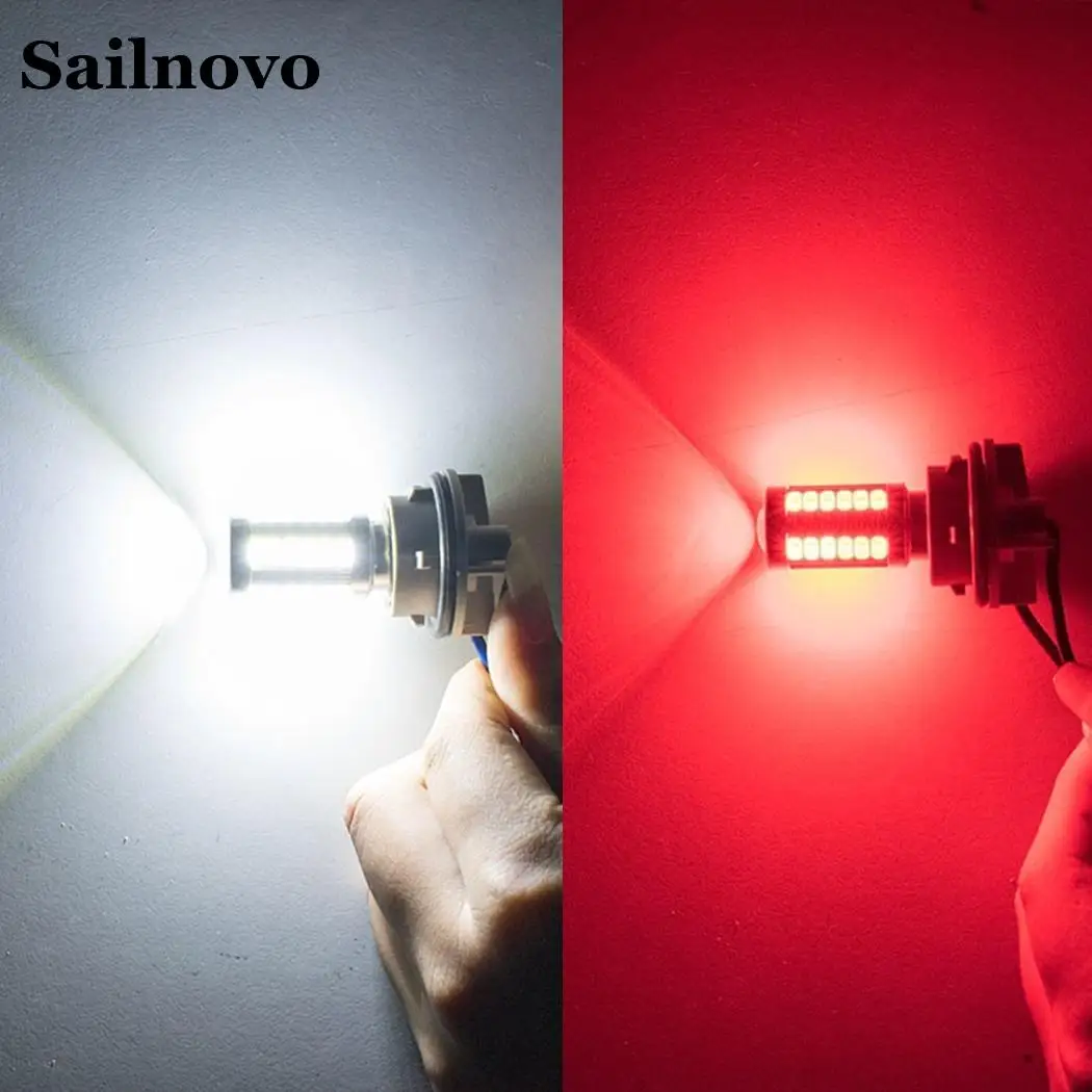 12V High Power Car Led Brake Light Reversing Turn Signal Bulbs 33 800LM