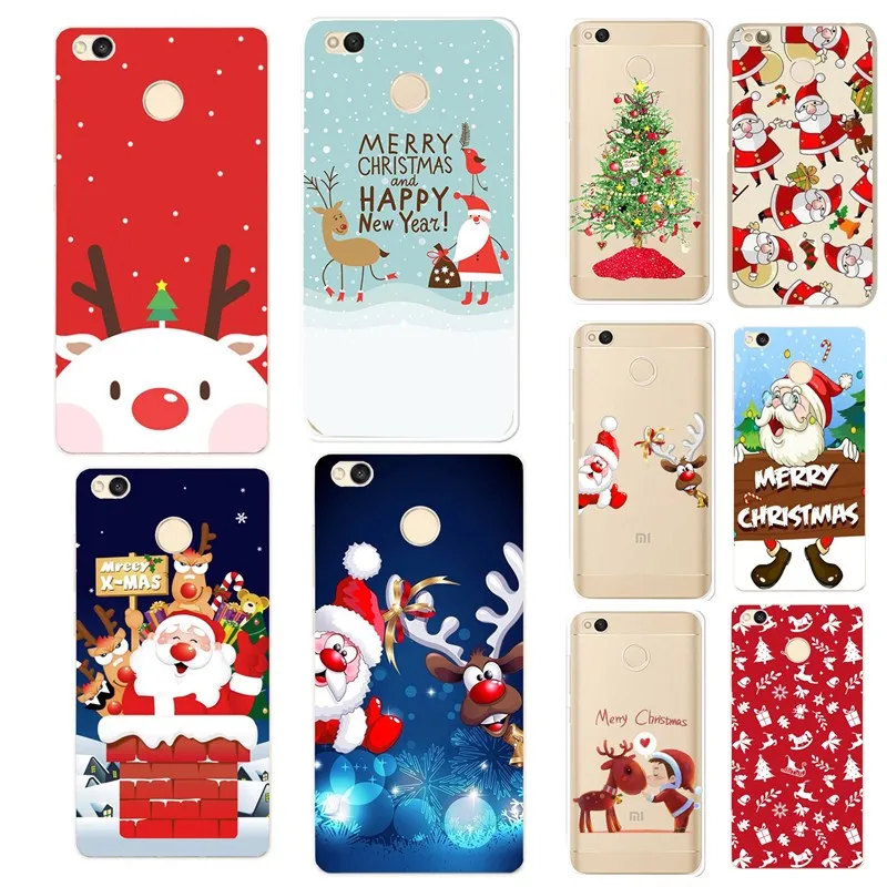 

Christma Phone Cases For Xiaomi Remdi remi Note 5 Case Cartoon Cover For Xiaomi Redmi Note 5 5A 5 A 4A 4 A Note4 Note 4 Cases