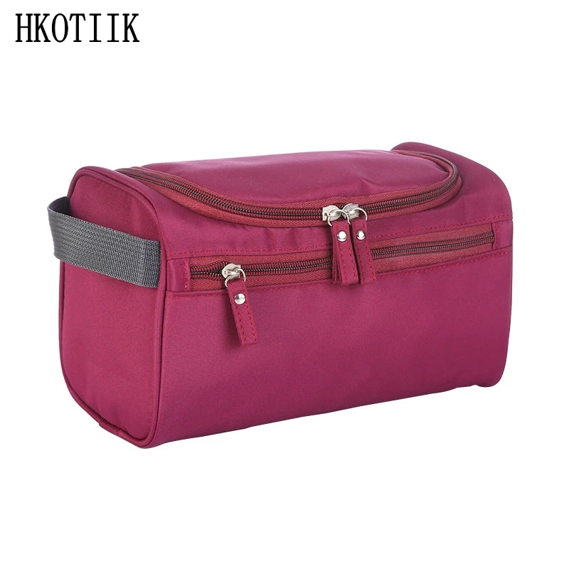 2017 أزياء للماء الرجال التجميل حقيبة النايلون السفر المنظم المكياج سيدة كبيرة الضروريات مستحضرات التجميل حقيبة تويلت