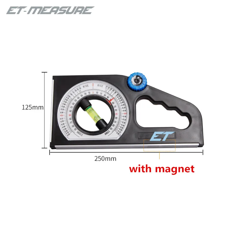 Многофункциональный инструмент для измерения наклона Универсальный конический транспортир угловой уровень деклинометр угол ноги измеритель наклона