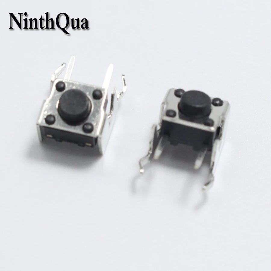 

15pcs 6*6*5mm 2pin Tactile Tact Mini Push Button Switch 6x6x5mm 2p Micro Switch Horizontal with Stand