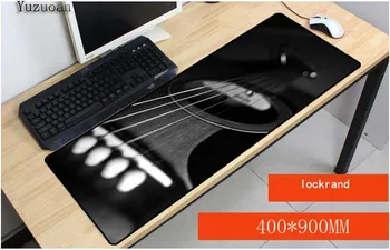 

Yuzuoan Free Shipping Guitar Notbook Computer Mousepad Hot Sales Gaming LOL Padmouse Gamer Cheapest Keyboard Mouse Mats for Csgo