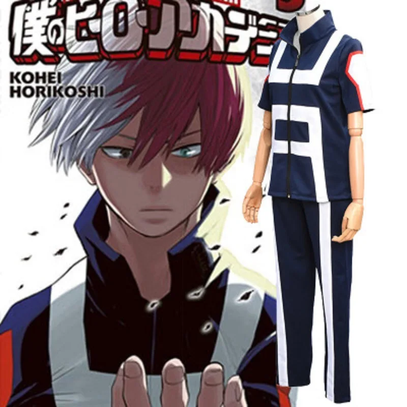 Cosroad Boku No Hero Academy спортивный костюм для косплея Todoroki Shoto Bakugou Katsuki школьная форма