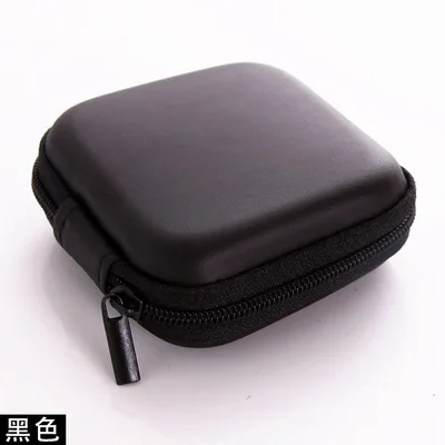 Органайзер проводов для наушников коробка кабели для передачи данных ящик для хранения Чехол Контейнер для монет наушники USB защитная сумка сумки дорожные аксессуары - Цвет: Black B
