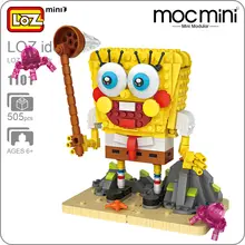LOZ Mini Blocks Moc Figurine Toys For Children Mini Modular Action Figure Anime Cute Dolls With Big Eyes DIY Assembly Model 1101