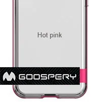 Mercury Goospery Dream Bumper прозрачный с откидной Чехол для samsung Galaxy S7 Edge S8 S9 Plus Note 5 8 9 - Цвет: hot pink