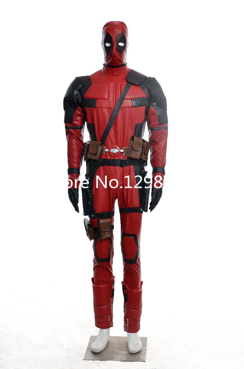 

2015 hot film x-men deadpool cosplay deadpool cosplay costume superhero Costume for Halloween Party Christmas day