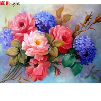 

Diy diamond Crafts diamond painting embroidery needlework color Various flowers diamond painting cross stitch XY1