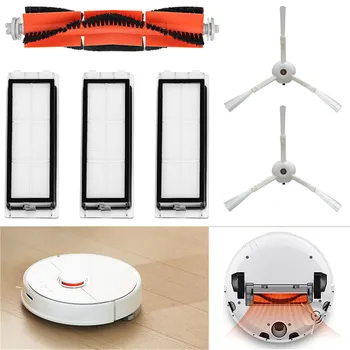 

HIPERDEAL 1PC Main Brush+2PCS Side Brushe + 3PCS Filters For Xiaomi Roboroc Vacuum Cleaner 18Dec13