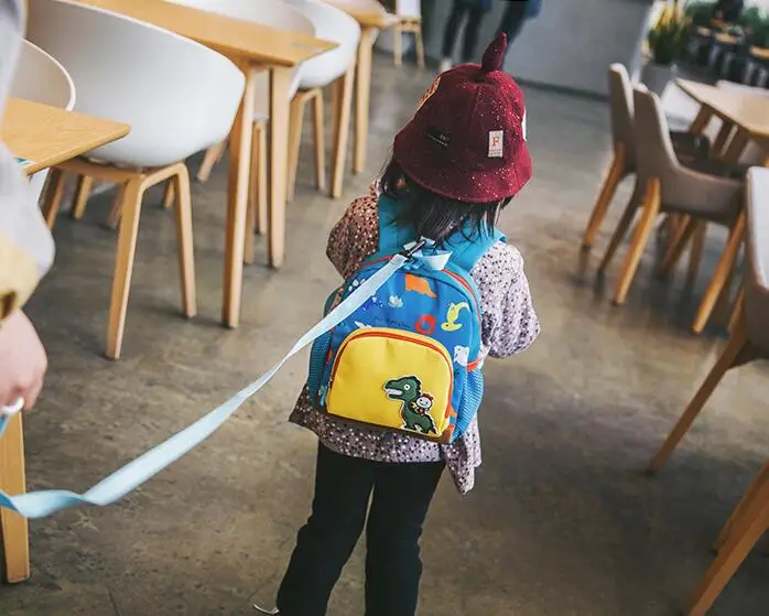 الصغار الديناصور المدرسية لطيف الكرتون رياض الأطفال حقيبة مدرسية 2-4 سنة الطفل لمكافحة خسر على ظهره