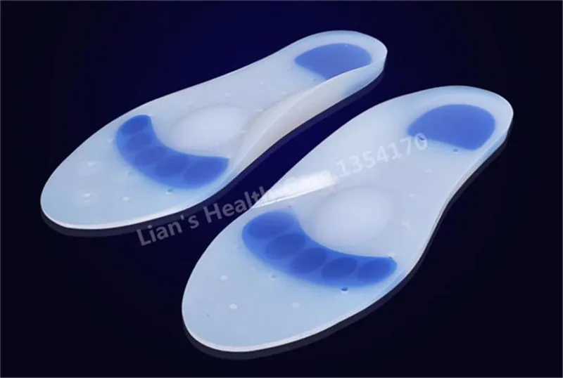 Flybomb стельки для спортивной обуви для мужчин и женщин медицинского силикона плоскостопие правильный спортивные стельки Поддержка Ccomfort колодки LT055OLC
