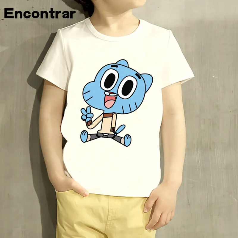 Boys/Girl The Amazing World Of Gumball Cartoon Design T