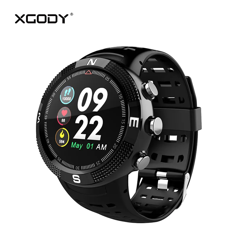 

XGODY F18 IP68 Waterproof Outdoor Sport Smartwatch for iPhone Android Bluetooth 4.2 Smart Watch Men Pedometer Heart Rate Monitor