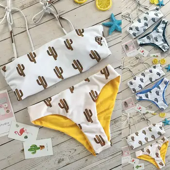 

Bikini 2019 New Arrival Sexy Swimwear Women Push-up Padded Bra Bikini Bottom Floral Swimsuit Beach Swimwear Bathing Swimming