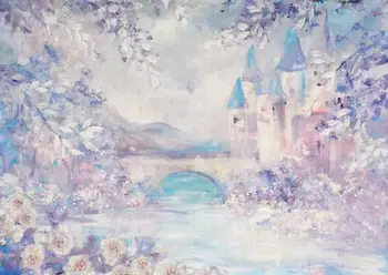 

oil painting Backdrop newborns studio photography digital printed children photo background natural scene baby backdrop w-595