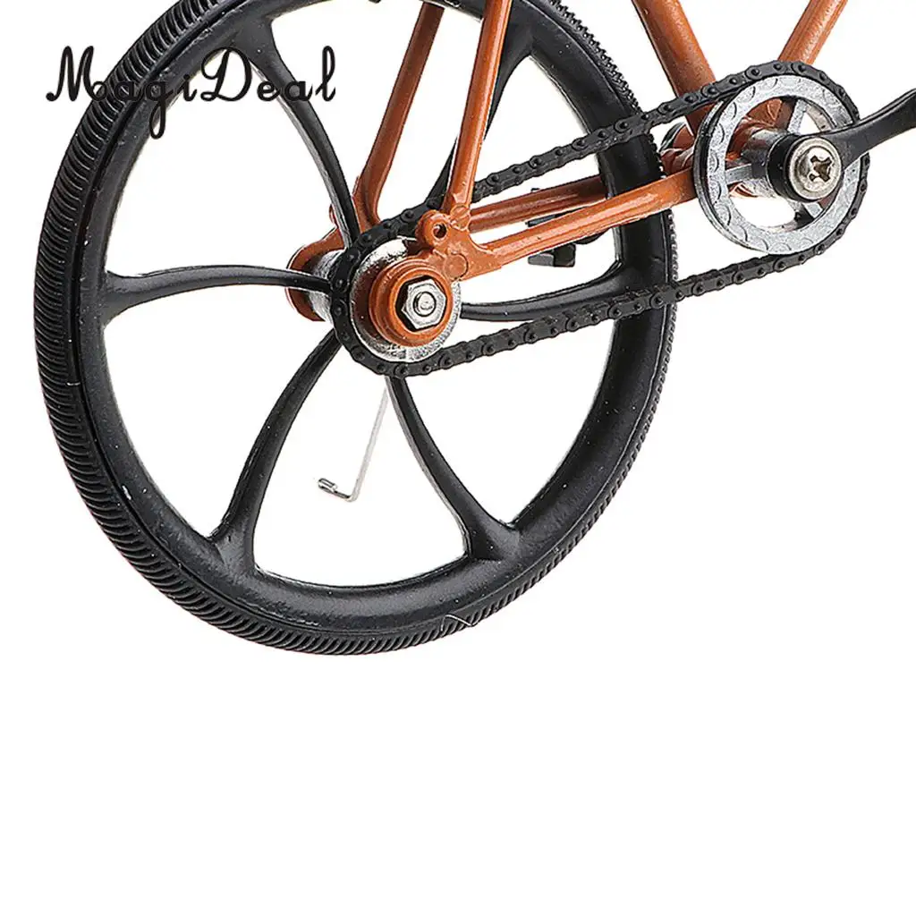 1/10 Scale Simulation Alloy Diecast Racing Exquisite Bike Sport Bicycle Model Hobbies Games Toy Collections Home Decor Orange