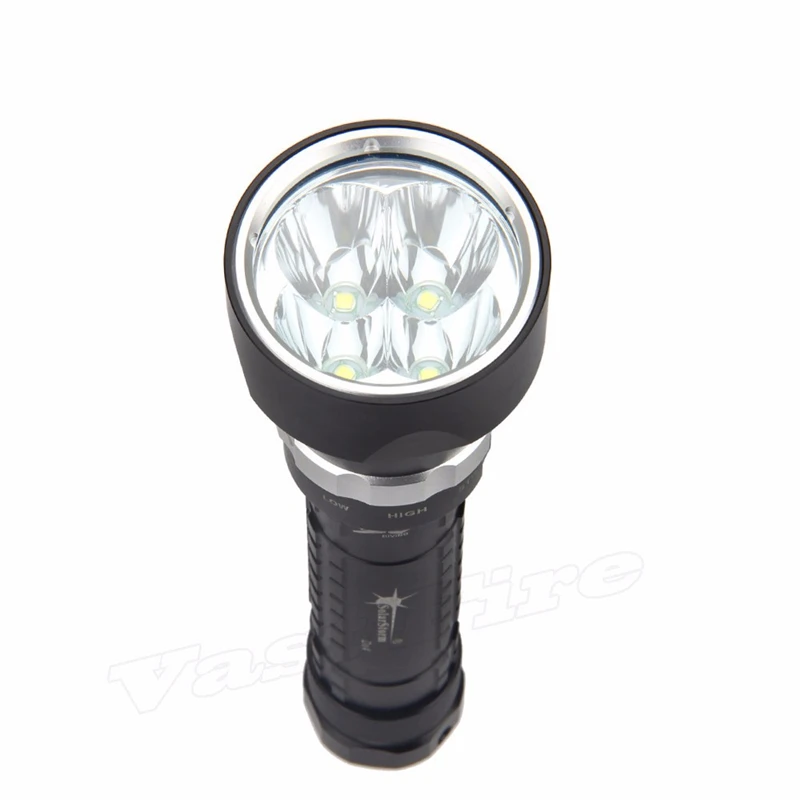 Flash Deal Scuba Diving Flashlight 4x XML U2 LED SolarStorm 1600 Lm Underwater Torch Light With 2x18650 +Charger 4 Flash Deal Scuba Diving Flashlight 4x XML U2 LED SolarStorm 1600 Lm Underwater Torch Light With 2x18650 +Charger 4