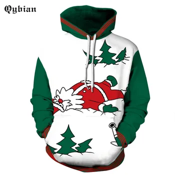 

3D Santa Claus Printed Hoodies Sweatshirts Men Women Pullover Funny Rock Tracksuits Hooded Male Jackets Fashion Casual Outwear
