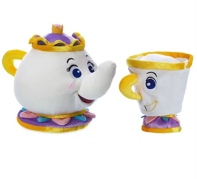 Beauty Beast Teapot Cup Candle Holders Soft Toy Beauty Beast Stuffed