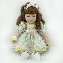 Модные виниловые силиконовые перерожденные куклы младенцы, сопровождать Спящая реалистичные принцесса кукла "малыш" малыш high-end; подарки на год и Рождество