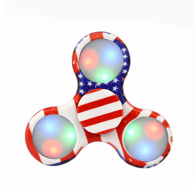 Топ Непоседа Spinner LED много стресс игрушка led ручной Spinner lumineux handspinner спиннер светящийся