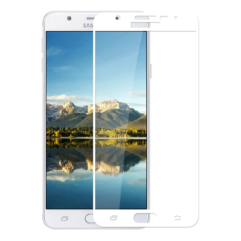 Для Samsung Galaxy J7 Prime SM G610F закаленное стекло полное покрытие для J7Prime пленка