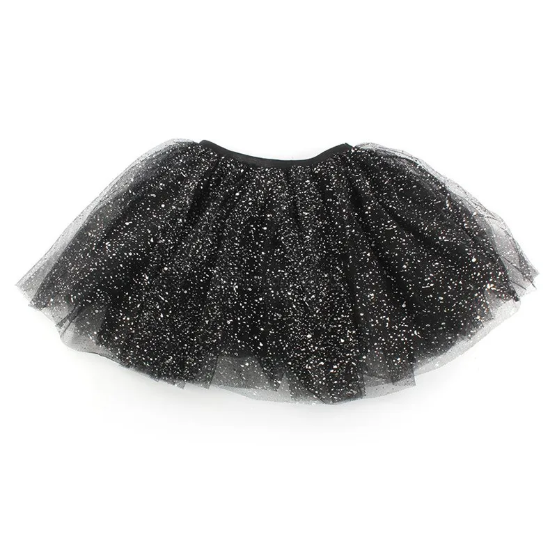 

Child Kids Girls Princess Short Tutu Skirt Bling Tulle Ballet Dance Dress 2-7Y