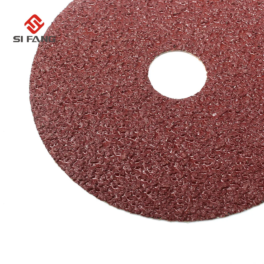 50PCS 100x16mm Fibre Grinding Sanding Discs Wheel 24-120 Grit For Angle Grinder