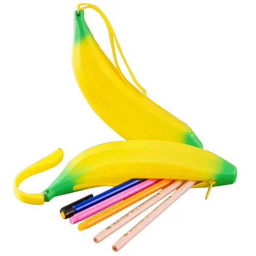 Estuches school Pencil Bag Hot Sale Desigual Silicone Banana escolar Casual Cute Pencil Case Wholesale for Student|pencil case for children|pencil case clearpencil color - AliExpress