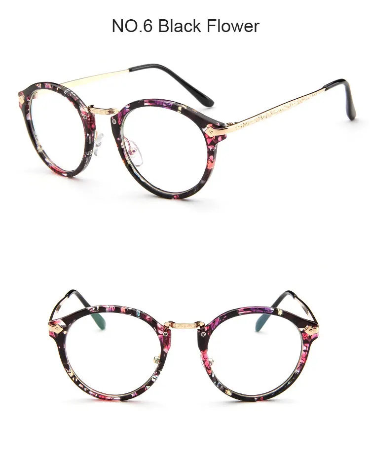 LIKEU'S милая, стильная Винтаж очки Для женщин очки с круглой оправой оптические очки в оправе Frame Ретро оправа для очков Femininos Gafas