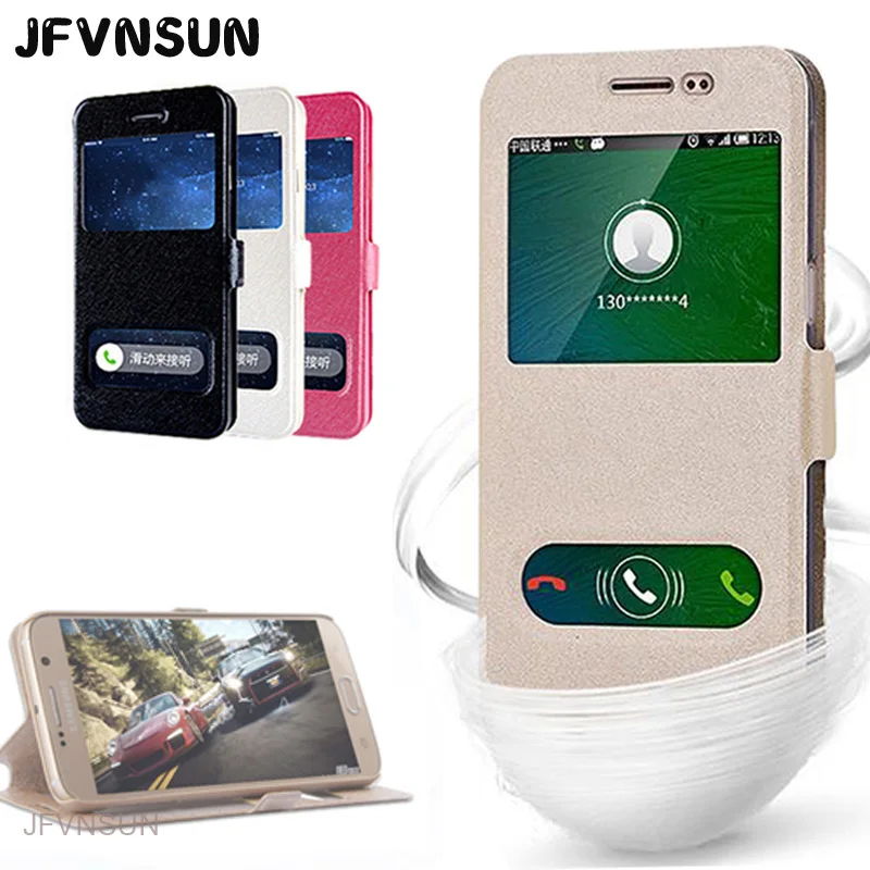 Чехол для Samsung Galaxy J2 J8 J4 J6 plus 2018 чехол J3 J5 J7 2016 2017 Prime кожаный флип-чехол с окошком |