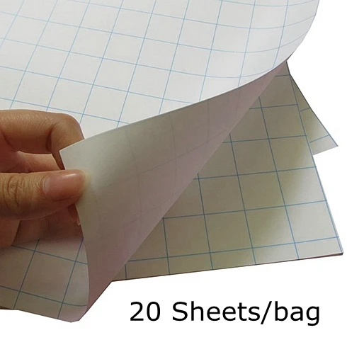 A4 размер новая наружная работа темно-цветная футболка сублимационная теплопереводная бумага - Цвет: Dark 20 sheets