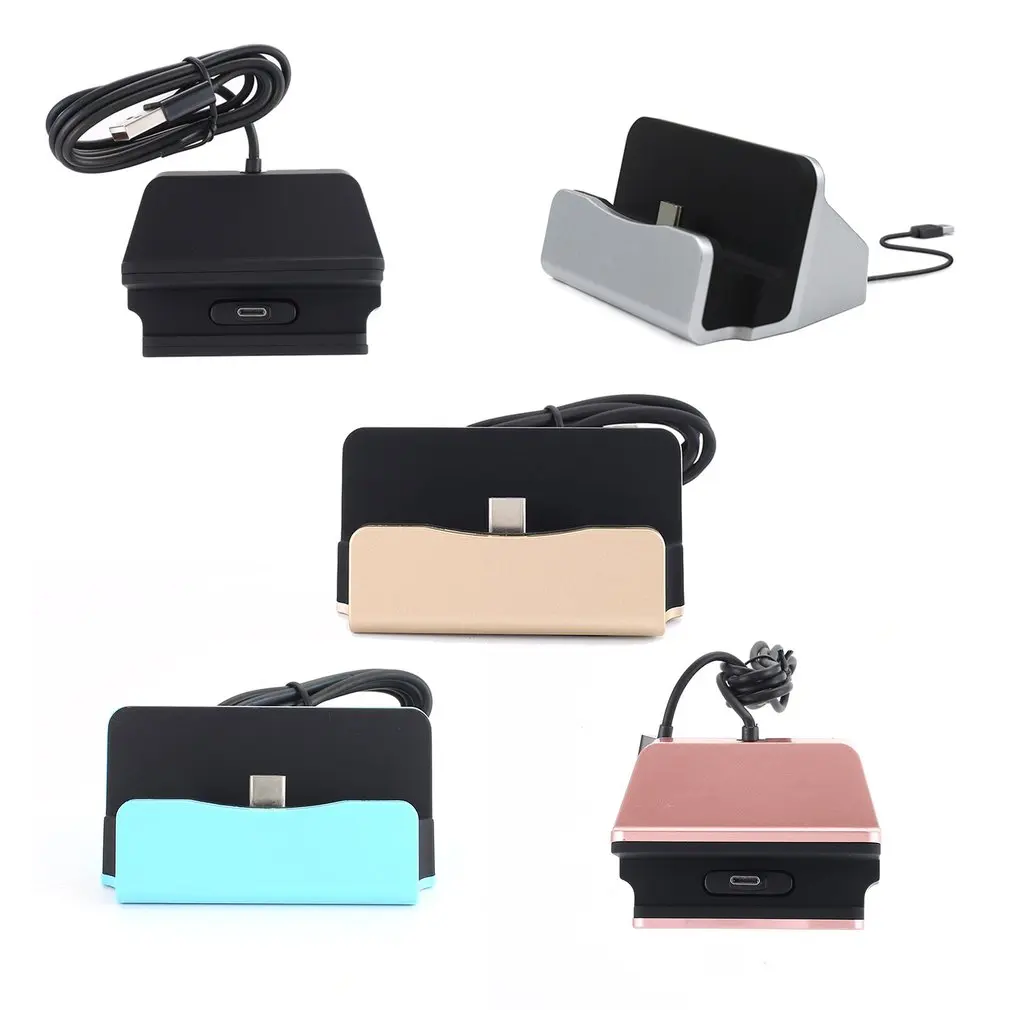

Type-C Charging Base Dock Station USB Cable Sync Cradle Charger Charging Base For Type C Stand Holder