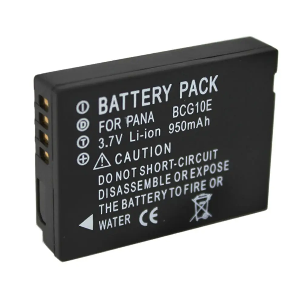 

WHCYonline 950mAh DMW-BCG10 DMW BCG10 BCG10E CameraBattery For Panasonic Lumix DMC-3D1 DMC-TZ7 DMC-TZ8 DMC-TZ10 DMC-TZ18 DMCTZ19