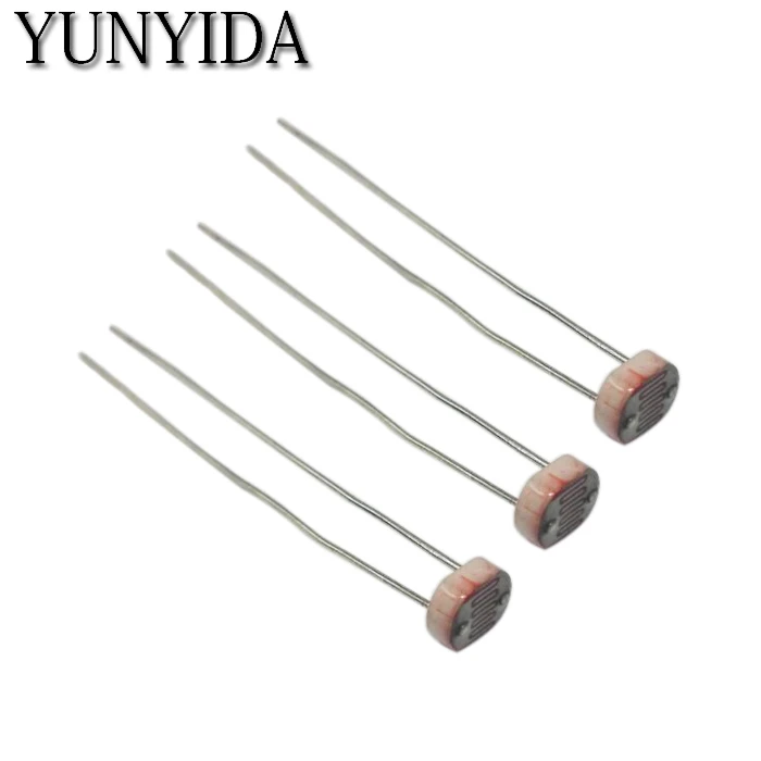 20pcs/lot Photoresistor GL5549 GL5539 GL5537 GL5528 GL5516 GL5506 5MM | Электронные компоненты и принадлежности