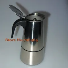 240 мл плита кофейник Кофеварка/гейзерная кофеварка, Высокое Качество Эспрессо кофейник из нержавеющей стали кофеварка