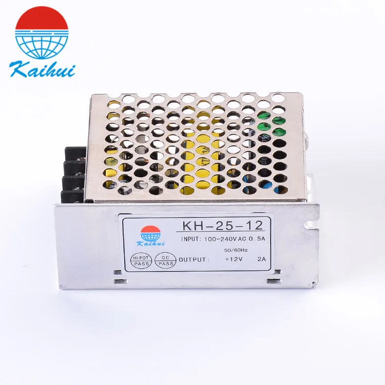 

Small Size 25W 24V DC Output Switching Power Supply For Led Strip Lights/Module