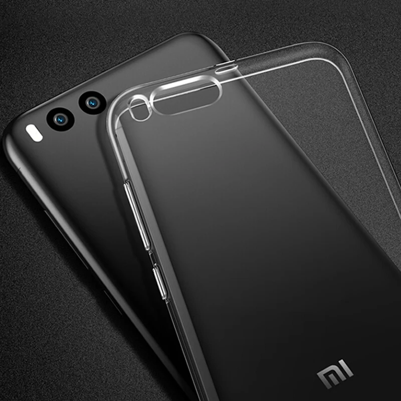 Ультратонкий Прозрачный мягкий силиконовый чехол из ТПУ для Xiaomi mi 6 5 5S Plus A1 Max mi x 2 Red mi Note 5A 4 4A 4X Prime