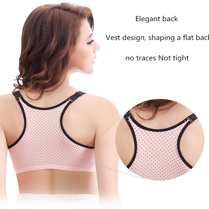 Pure Cotton Breathable Mother Lactating Underwear Pregnant Women Comfortable Bra Nursing Bra Breast Feeding Pregnant Underwear