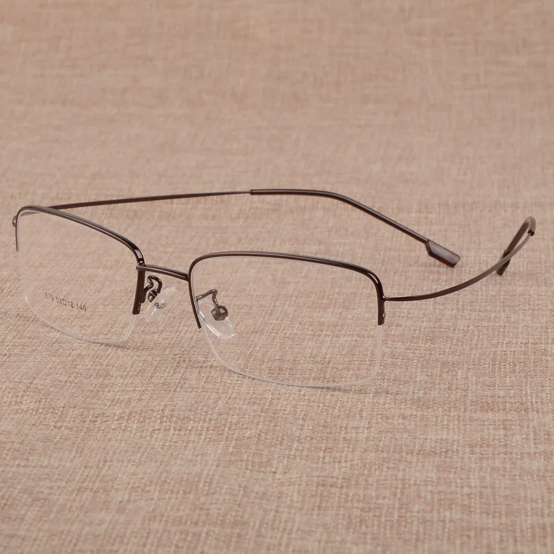 Alloy Titanium Glasses Frame Men Ultralight Prescription Eye Glasses Women Myopia Optical Frame Eyeglasses Screwless Eyewear 879