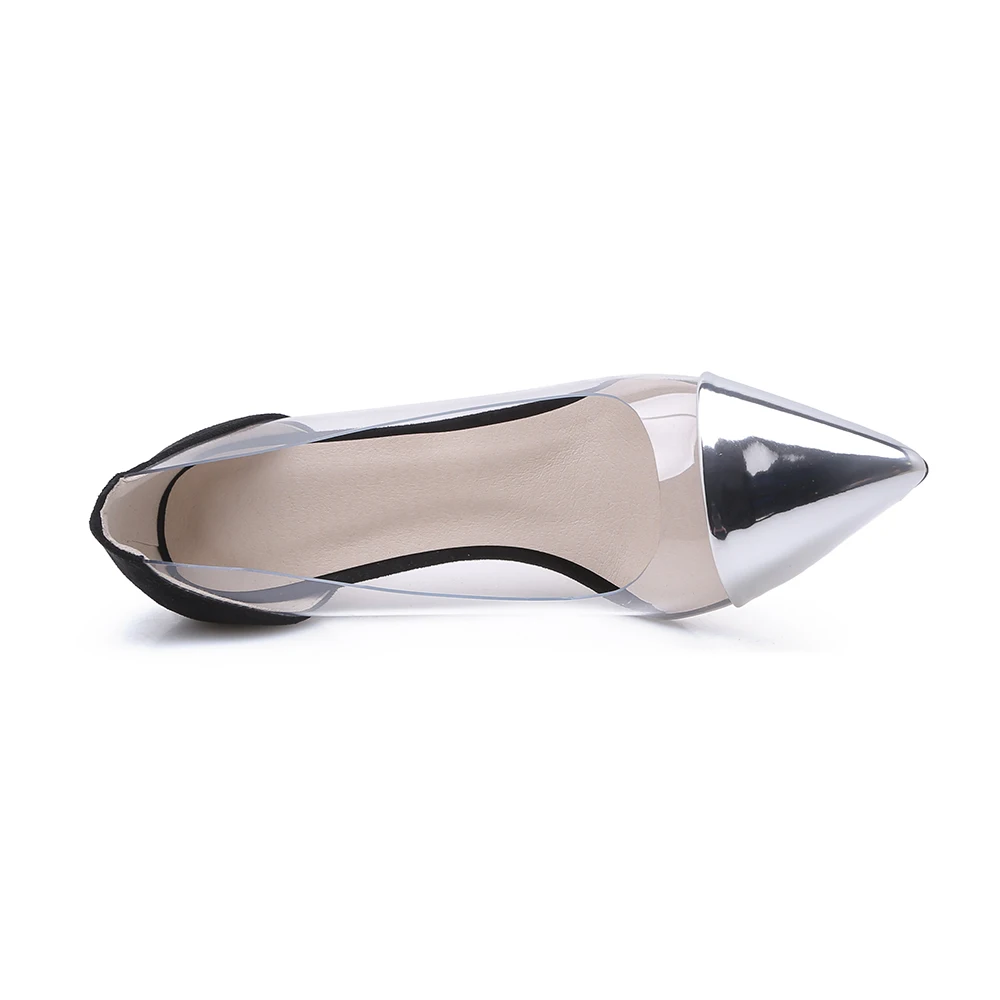 Женская повседневная обувь на высоком каблуке в простом стиле; прозрачные босоножки из искусственной кожи; обувь на высоком каблуке из прозрачного плексигласа; Женская обувь в деловом стиле